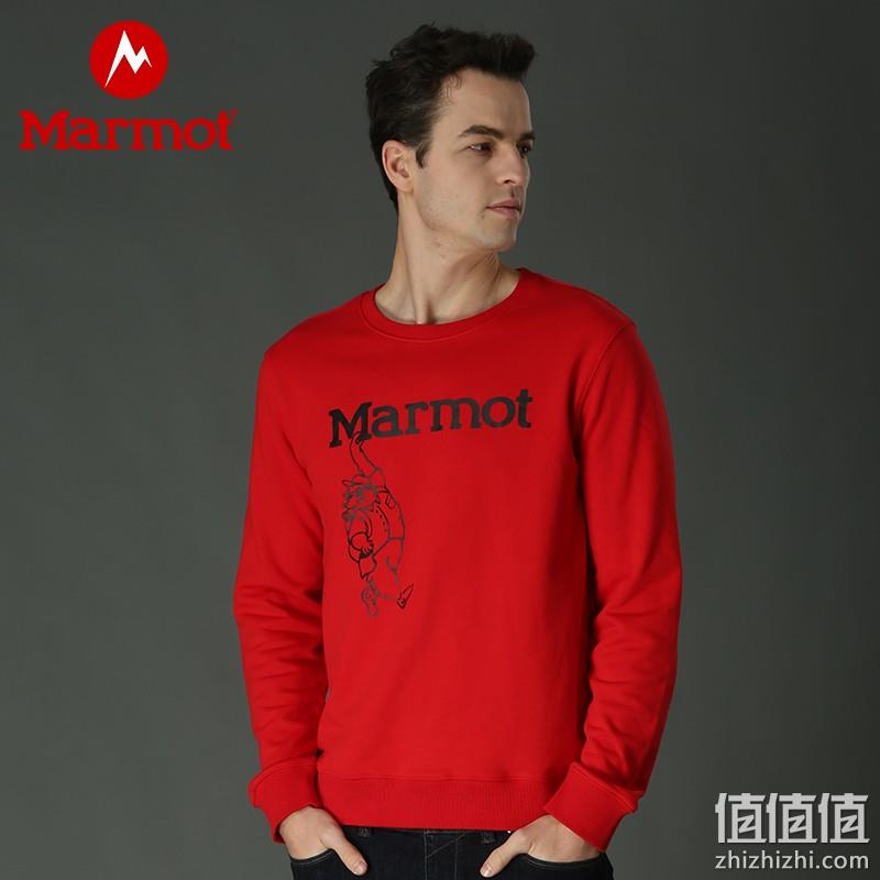 Marmot 土拨鼠 Revolver 男士户外圆领卫衣 3款 史低109元包邮（凑单低至99元） 值值值-买手聚集的地方