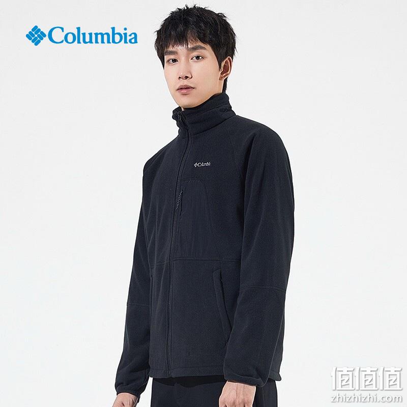 PLUS会员，Columbia 哥伦比亚 2022秋冬新款男款抓绒衣外套 AE0781 289元包邮（需领券） 值值值-买手聚集的地方