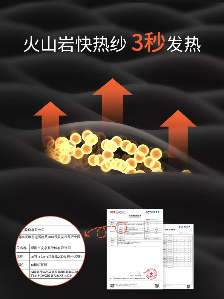 Annil 安奈儿 2022冬新款女童火山岩自发热羽绒马甲外套 （110~170码）4色 99.9元包邮（需领券） 值值值-买手聚集的地方