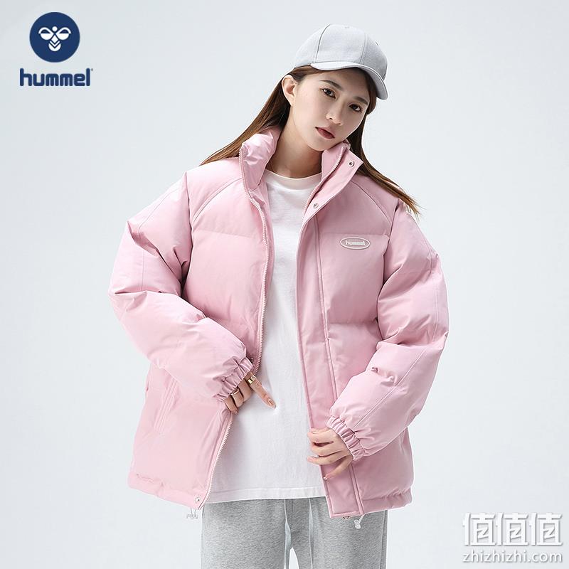 Hummel 大黄蜂 冬季男女同款休闲潮流立领宽松棉服外套 4色 249元包邮（需领券） 值值值-买手聚集的地方