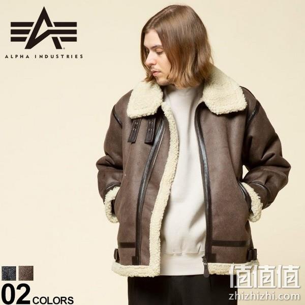 S码，Alpha Industries 阿尔法工业 B3 仿羊皮皮毛一体皮衣夹克TA1548 714.22元（中文官网3250元） 值值值-买手聚集的地方