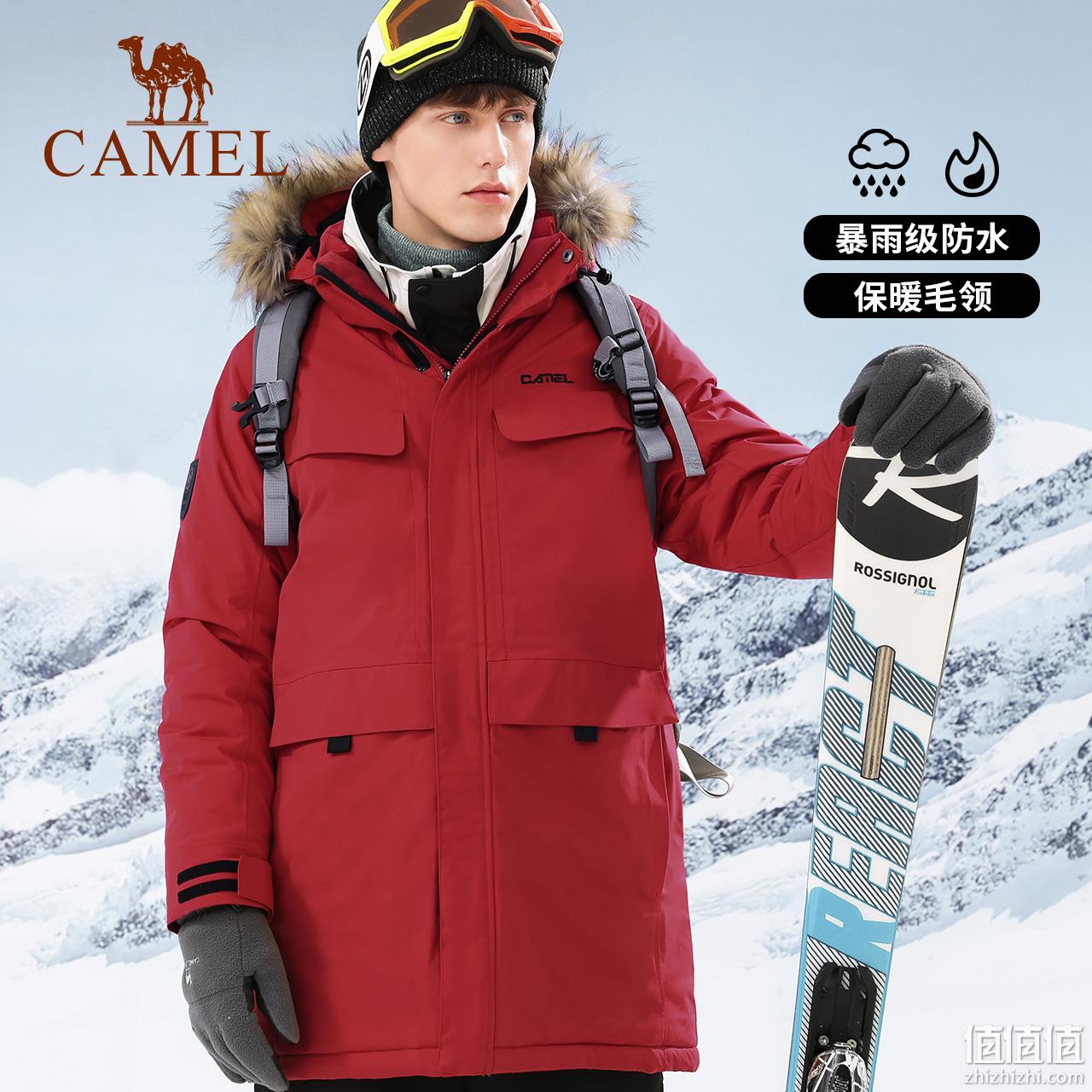 骆驼 男女士中长款夹棉防水冲锋衣 多色 新低339元包邮（需领券） 值值值-买手聚集的地方