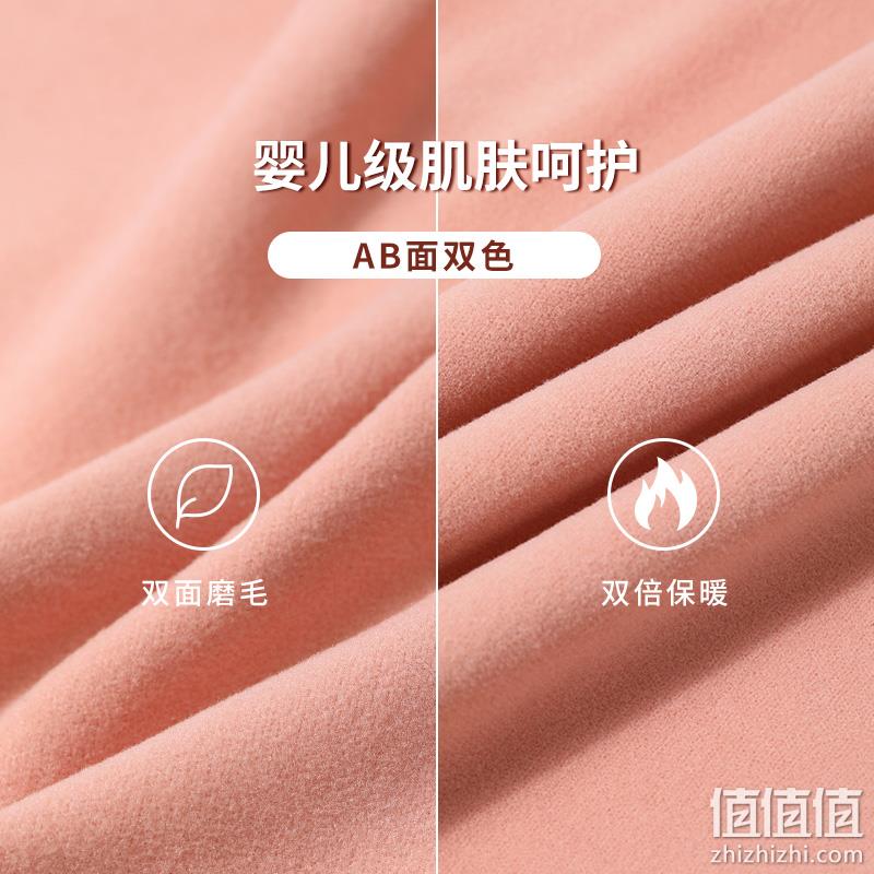 Bonas 宝娜斯 2022新款 男女玻尿酸抗菌AB面磨毛发热保暖内衣 多色 49.9元包邮（需领券） 值值值-买手聚集的地方