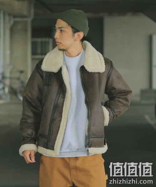 S码，Alpha Industries 阿尔法工业 B3 仿羊皮皮毛一体皮衣夹克TA1548 714.22元（中文官网3250元） 值值值-买手聚集的地方