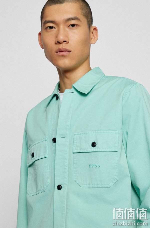 BOSS Hugo Boss 雨果·博斯 Lovvo 男士重磅斜纹棉Oversized衬衫夹克50473264 新低544.78元（需用码） 值值值-买手聚集的地方