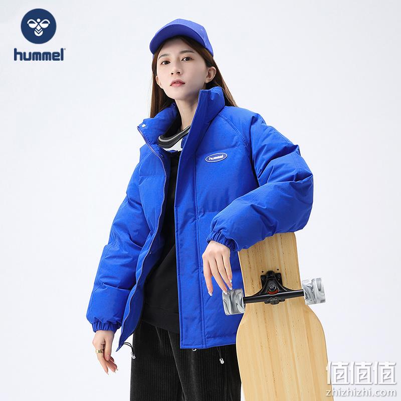 Hummel 大黄蜂 冬季男女同款休闲潮流立领宽松棉服外套 4色 249元包邮（需领券） 值值值-买手聚集的地方