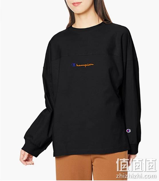 Champion 冠军 CW-V403 女士纯棉刺绣圆领套头卫衣 195.09元 值值值-买手聚集的地方