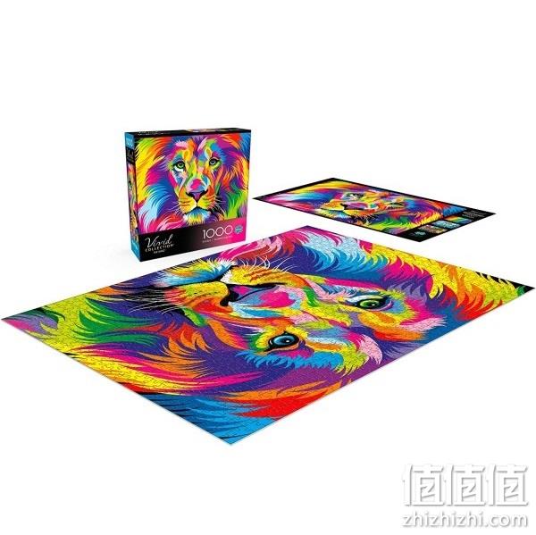 Buffalo Games Vivid系列 丛林之王 1000片拼图 新低75.8元 值值值-买手聚集的地方