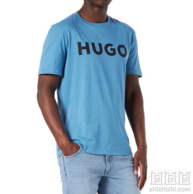 反季低价，HUGO Hugo Boss 雨果·博斯 Dolive 男士纯棉印花T恤50406203 154.64元 值值值-买手聚集的地方