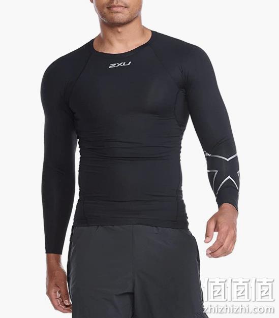 2XU Core系列 男士长袖压缩衣 MA6398a 297.67元（天猫旗舰店501元） 值值值-买手聚集的地方