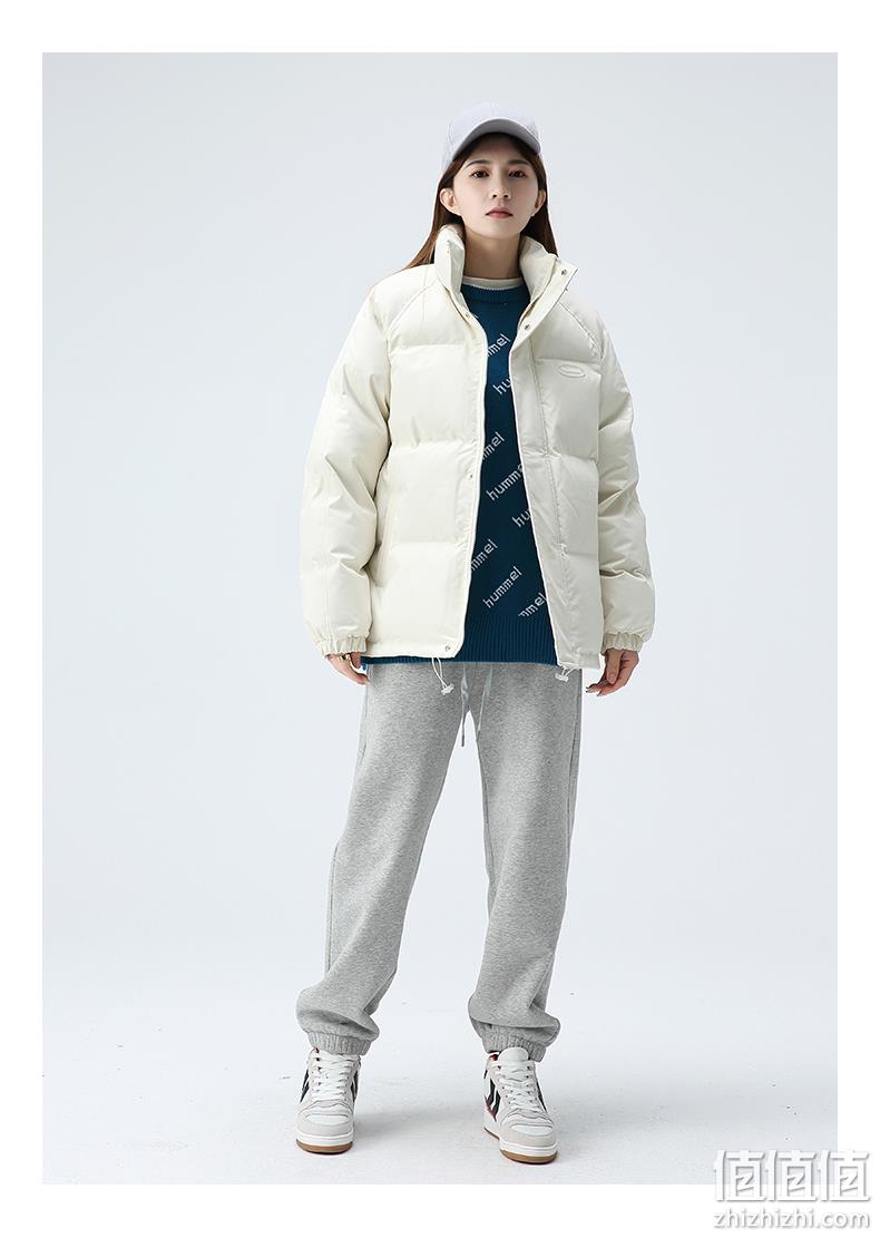 Hummel 大黄蜂 冬季男女同款休闲潮流立领宽松棉服外套 4色 249元包邮（需领券） 值值值-买手聚集的地方