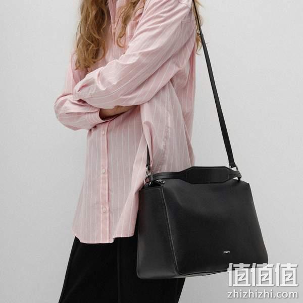HUGO Hugo Boss 雨果·博斯 Amelia 女士牛皮单肩包50475913 新低884.48元（需用码） 值值值-买手聚集的地方