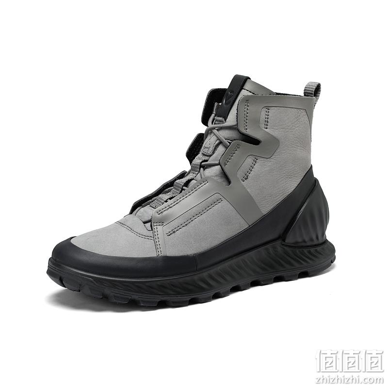 22新款秋季，ECCO 爱步 Exostrike Stealth 突破 男士高帮轻便减震运动鞋 833964 797.4元（天猫折后2467元） 值值值-买手聚集的地方