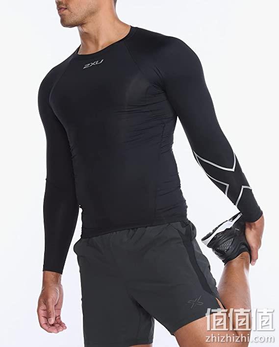 2XU Core系列 男士长袖压缩衣 MA6398a 297.67元（天猫旗舰店501元） 值值值-买手聚集的地方