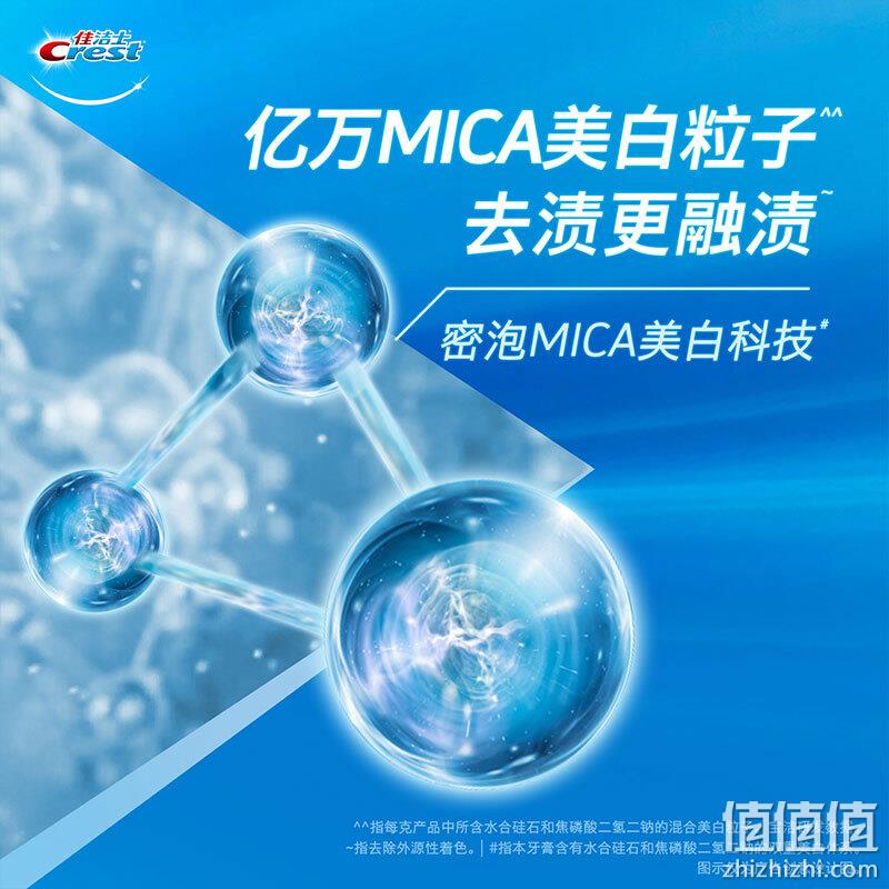 Crest 佳洁士 3D炫白牙膏 玫瑰盐味180g*5件 49.5元（9.9元/支） 值值值-买手聚集的地方