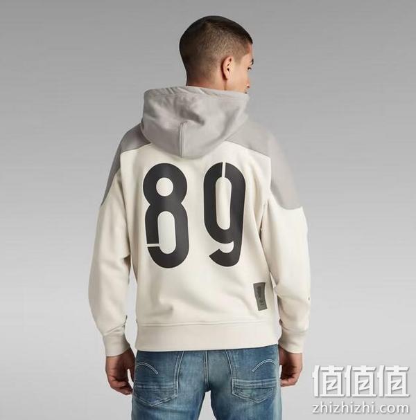 G-Star Raw 89 Logo Block 男士街头拼色连帽卫衣D19858 346.27元 值值值-买手聚集的地方