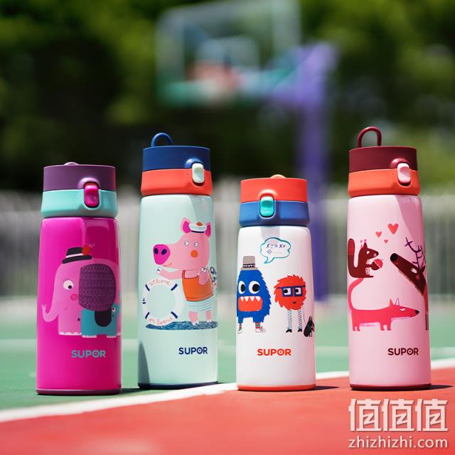 SUPOR 苏泊尔 KC45BQ5 儿童卡通不锈钢保温杯 380ml 29元起包邮（需领券） 值值值-买手聚集的地方