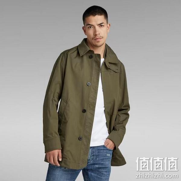 G-Star Raw 男士 Utility 男士风衣外套D21047 699元 值值值-买手聚集的地方