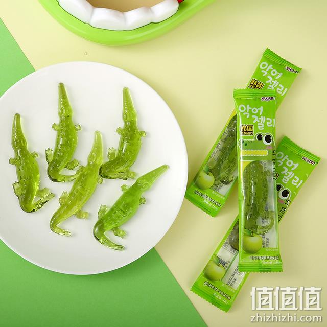 韩国进口，PinkRoly 品可粒 苹果味/蜜桃味笑笑鳄软糖18g*50条 99元包邮（需用券） 值值值-买手聚集的地方