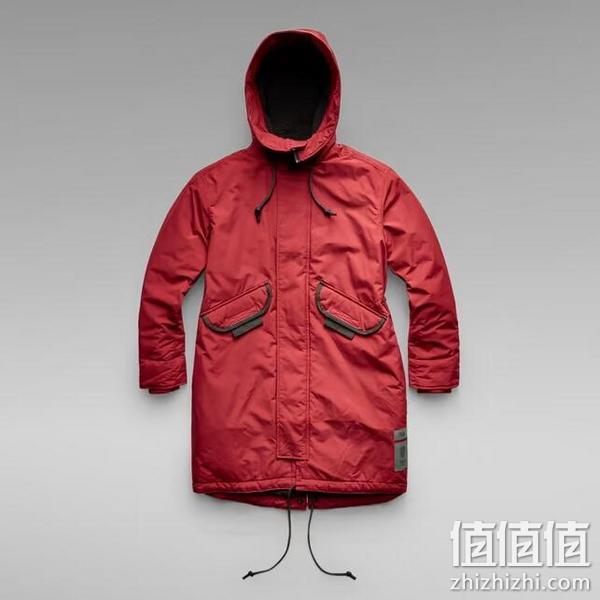 G-Star Raw 女士连帽棉服鱼尾大衣D20128 878.49元 值值值-买手聚集的地方