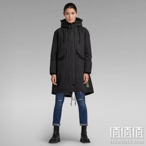 G-Star Raw 女士连帽棉服鱼尾大衣D20128 878.49元 值值值-买手聚集的地方