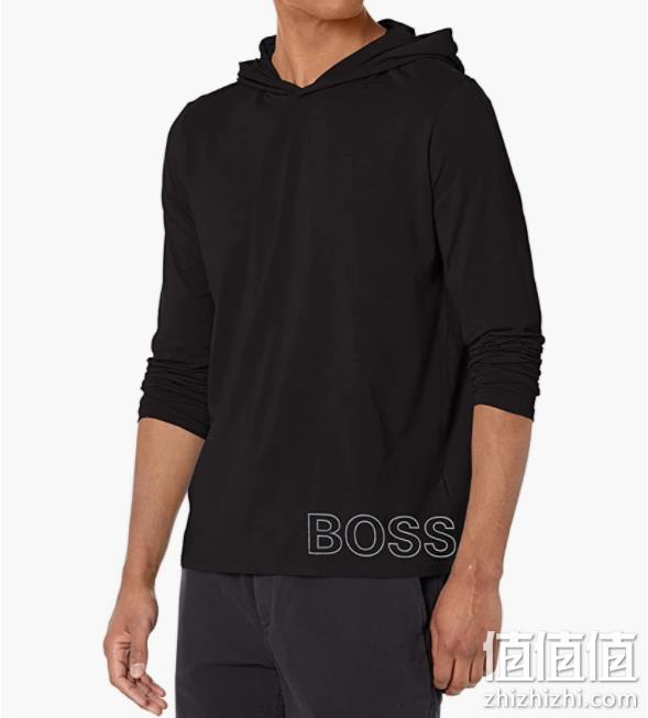 BOSS Hugo Boss 雨果·博斯 Identity 男士纯棉连帽长袖T恤 50465557 249.60元 值值值-买手聚集的地方