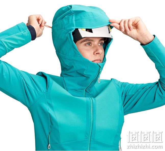 Mammut 猛犸象 Aenergy Pro So 女士防风防泼水连帽软壳外套 1011-00740 1492.97元（天猫2598元） 值值值-买手聚集的地方
