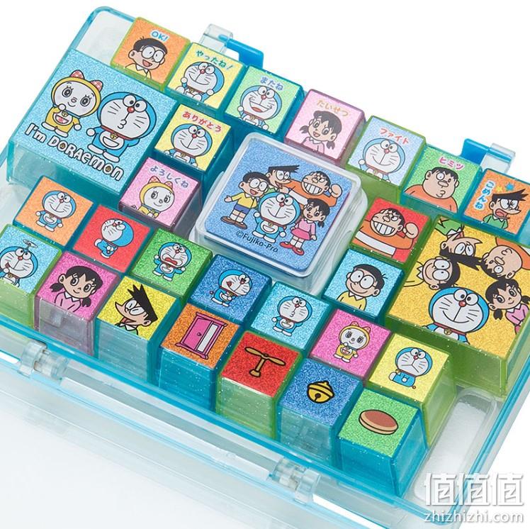 SANRIO 三丽鸥 哆啦A梦 好朋友印章套装 大盒27个 55.97元 值值值-买手聚集的地方