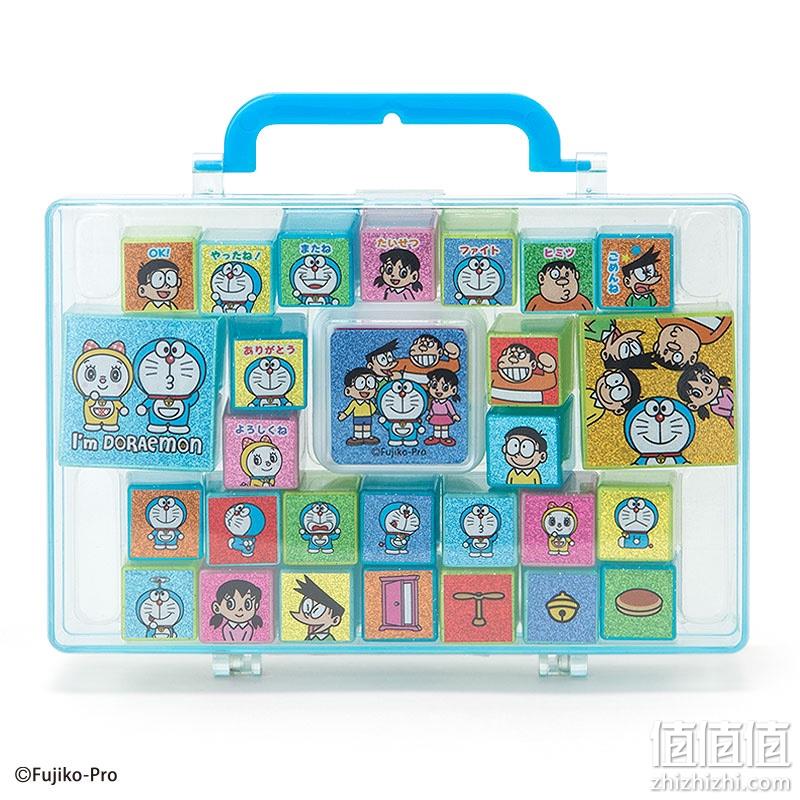 SANRIO 三丽鸥 哆啦A梦 好朋友印章套装 大盒27个 55.97元 值值值-买手聚集的地方