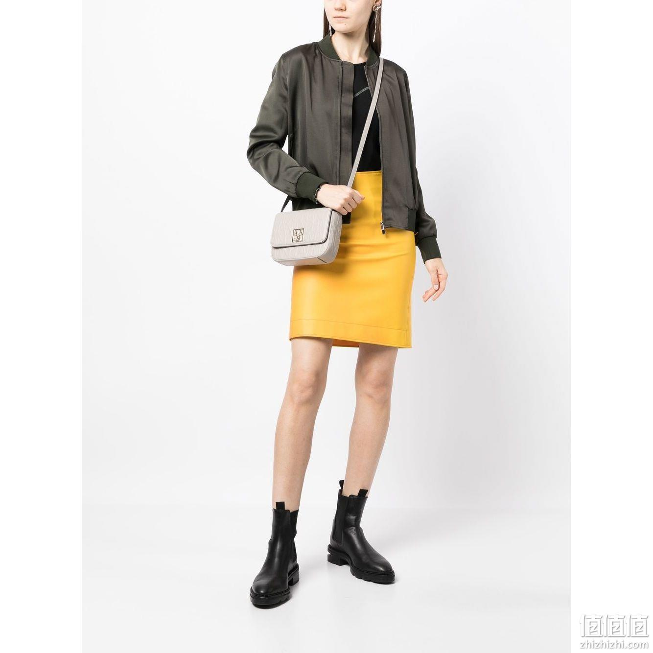A|X Armani Exchange 阿玛尼副牌 女士金属扣小方包单肩包 359.84元 值值值-买手聚集的地方
