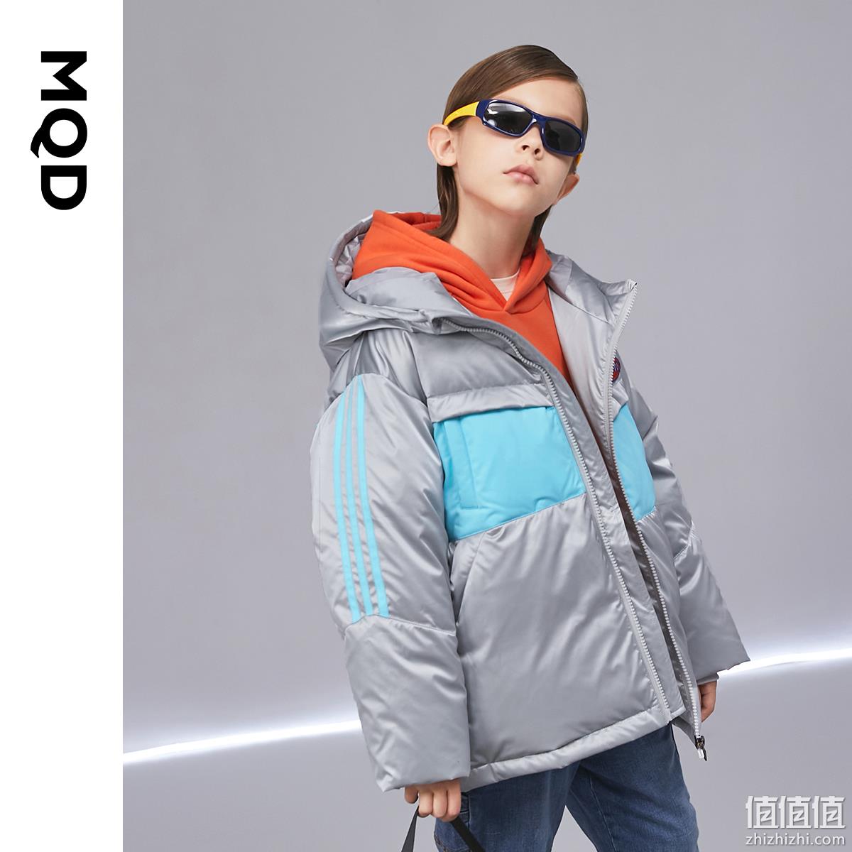 上海时装周走秀款，MQD 马骑顿 儿童中长款连帽羽绒服（110-160cm） 2色 199元包邮（需领券） 值值值-买手聚集的地方
