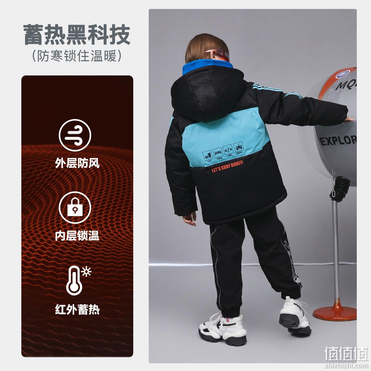 上海时装周走秀款，MQD 马骑顿 儿童中长款连帽羽绒服（110-160cm） 2色 199元包邮（需领券） 值值值-买手聚集的地方