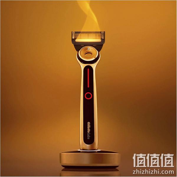 GilletteLabs 吉列 Heated热感 男士SPA级手动剃须刀（1刀架+2刀头+无线充电底座） 553元（可3件92折） 值值值-买手聚集的地方