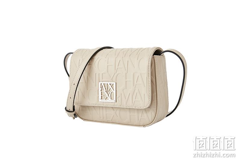 A|X Armani Exchange 阿玛尼副牌 女士金属扣小方包单肩包 359.84元 值值值-买手聚集的地方