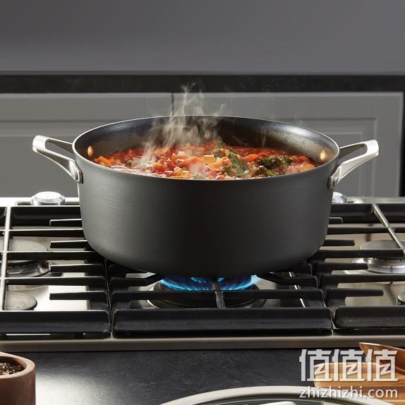 Calphalon 卡福莱 Premier系列 8.5夸脱带盖不粘汤锅 467.19元 值值值-买手聚集的地方