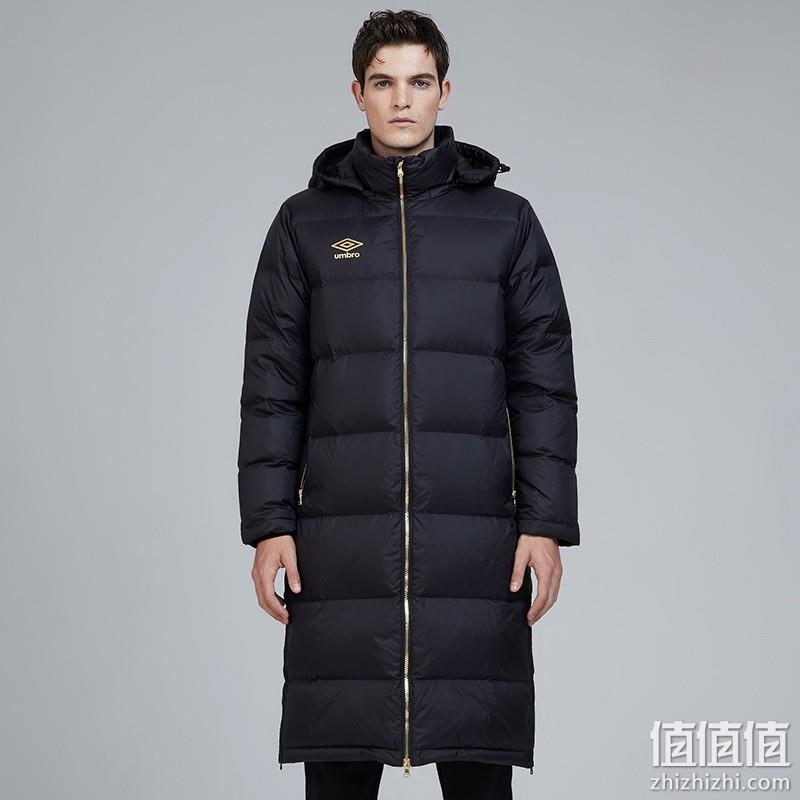 UMBRO 茵宝 80%白鸭绒 男女情侣款长款羽绒服 399元包邮（plus会员379元） 值值值-买手聚集的地方
