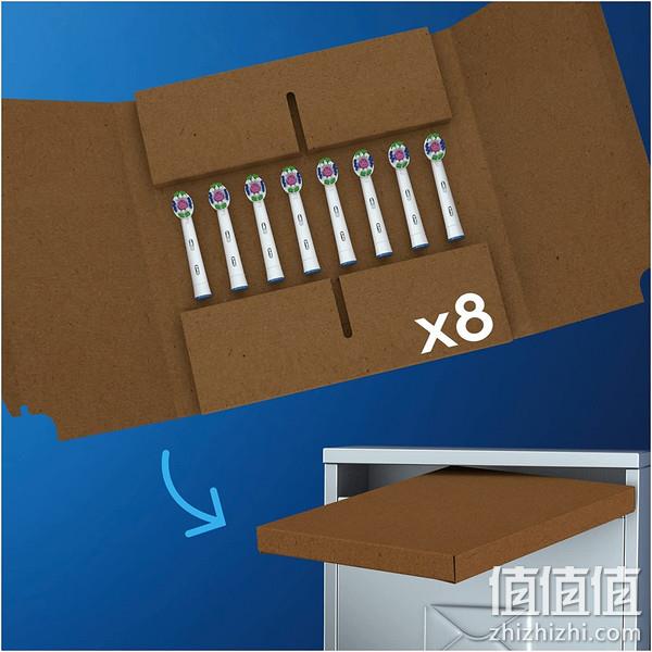 销量第一！Oral-B 欧乐B 3D White 美白型电动牙刷刷头*12支 184.24元（可3件92折，折16.75/支） 值值值-买手聚集的地方