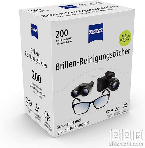Zeiss 蔡司 含酒精 镜头镜片清洁湿巾/擦镜纸200张 74.41元（天猫旗舰店159元） 值值值-买手聚集的地方