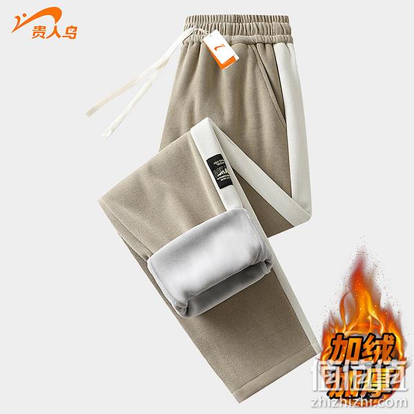 贵人鸟 男士加绒加厚棉裤/运动裤 多色 59.9~79.9元包邮（需领券） 值值值-买手聚集的地方