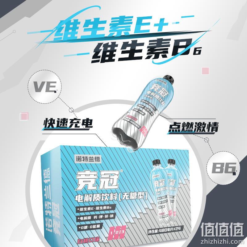 Nutrend 诺特兰德  竞冠 电解质饮料 480ml*6瓶 27.2元包邮（双重优惠） 值值值-买手聚集的地方