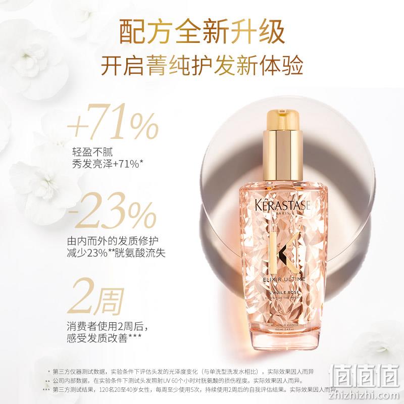 Kérastase 卡诗 全新第二代尊贵极致全效护发玫瑰精油 100ml 新低225.94元（可3件92折） 值值值-买手聚集的地方