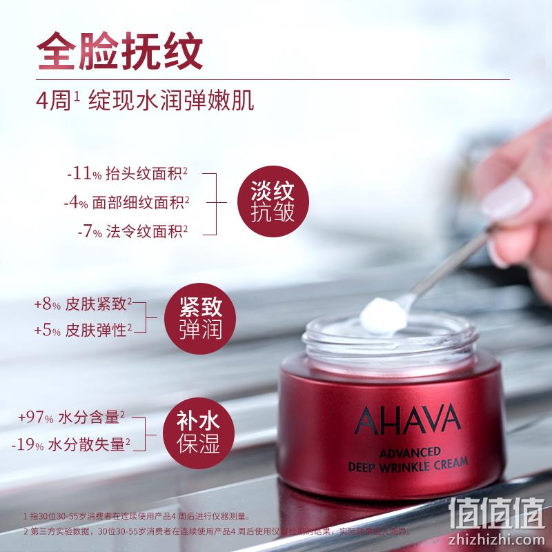 Ahava 肌源抚纹胜肽抗皱面霜 50mL 332.22元（天猫旗舰店780元） 值值值-买手聚集的地方