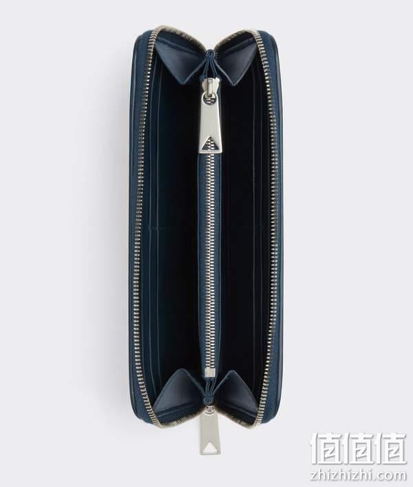 Bottega Veneta 葆蝶家 510643-V4651 Intrecciato 长款拉链小牛皮编织钱包 3418.57元（国内官网7900元） 值值值-买手聚集的地方