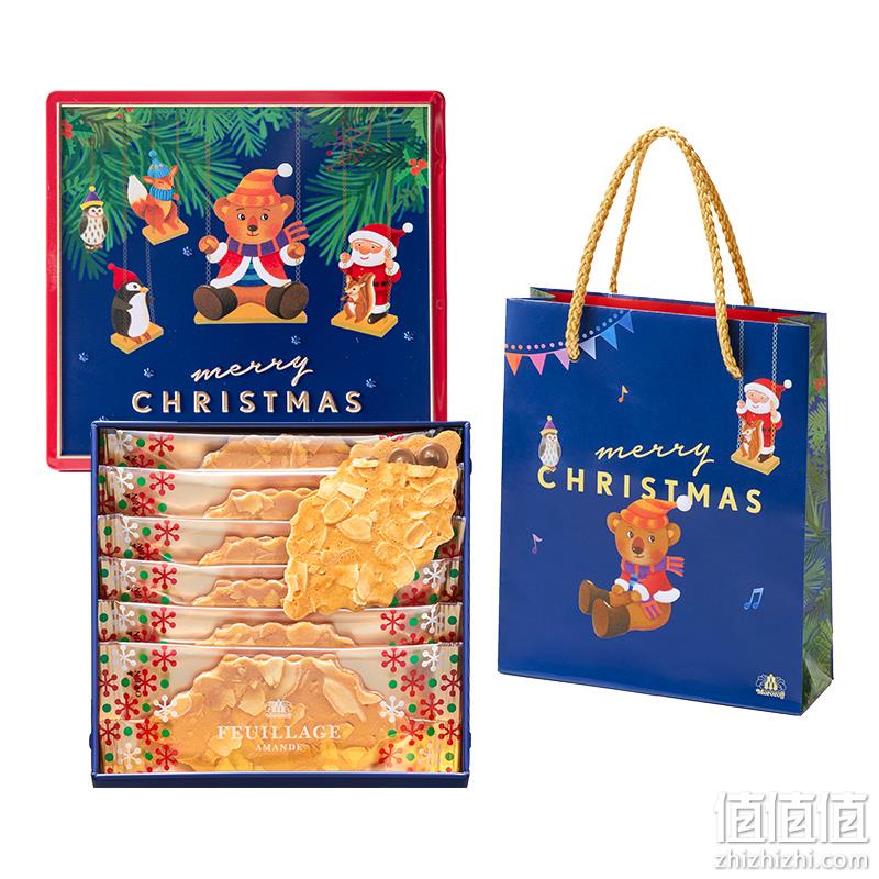 日本进口顶级曲奇，Morozoff 圣诞限量款巧克力夹心饼干礼盒59g+凑单品 61.3元包邮（需领券） 值值值-买手聚集的地方
