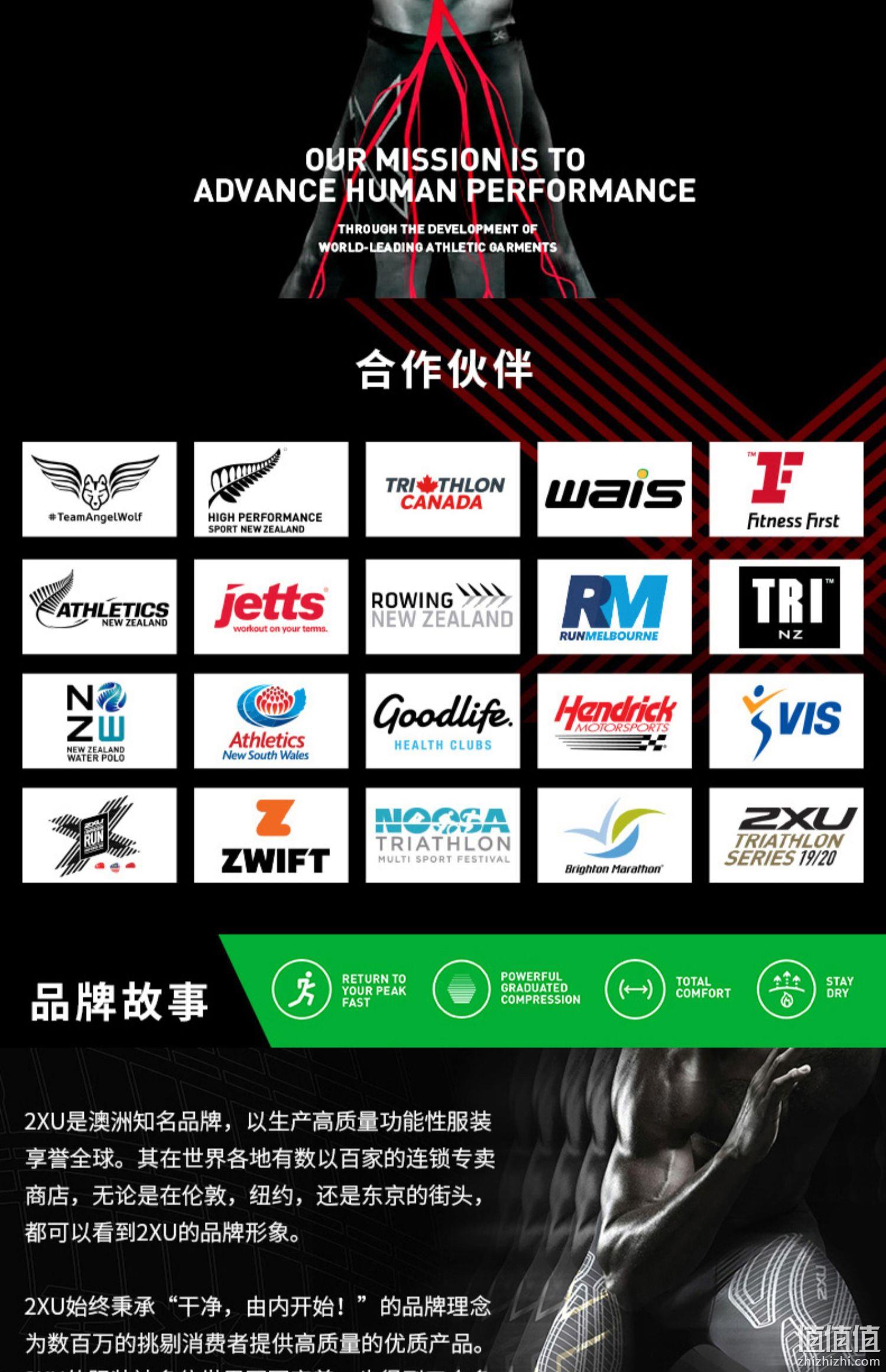 2XU Light Speed系列 男士MCS运动健身压缩长裤 MA5305b 473.61元（天猫券后889元） 值值值-买手聚集的地方
