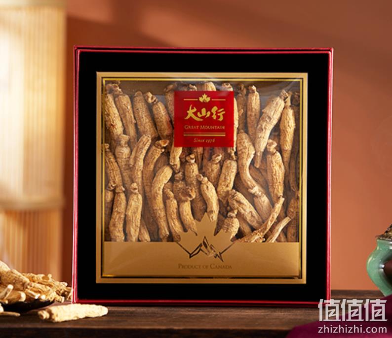 加拿大进口，大山行 西洋参原支礼盒 特大5年花旗参 120g 288元包邮包税（需领券） 值值值-买手聚集的地方