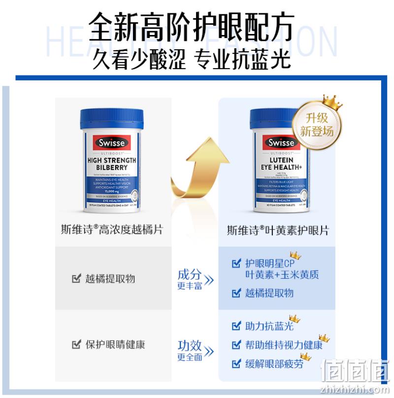 swisse 斯维诗 叶黄素成人护眼片 60片 新低149元包邮包税（双重优惠） 值值值-买手聚集的地方
