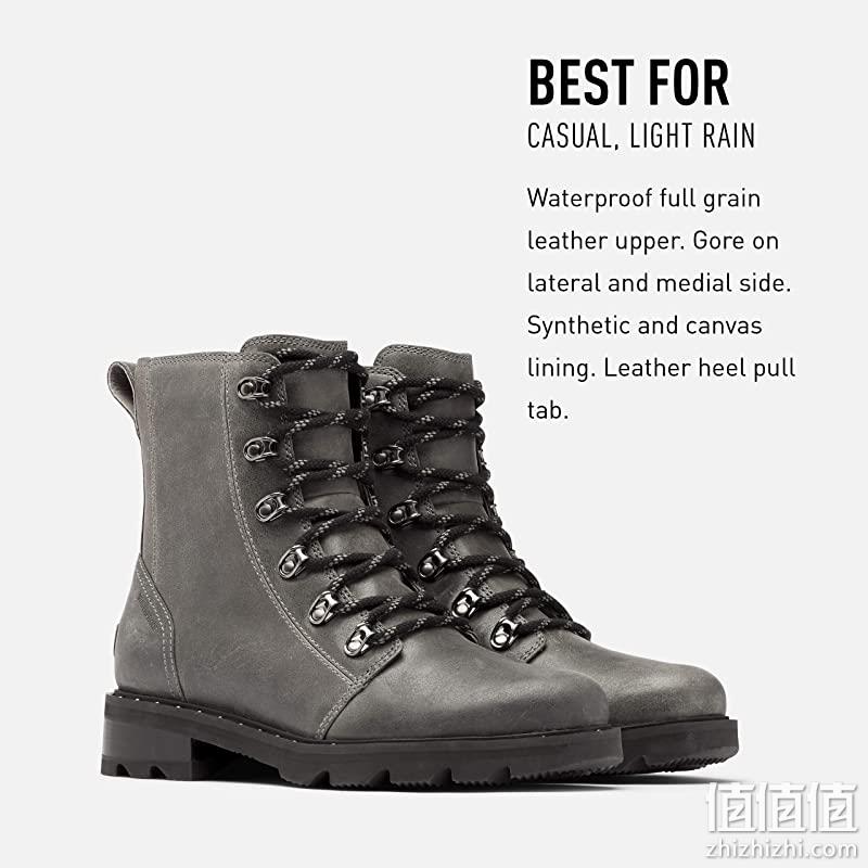 Sorel 北极熊 Lennox Lace 女士真皮防水防滑短靴 442.41元 值值值-买手聚集的地方