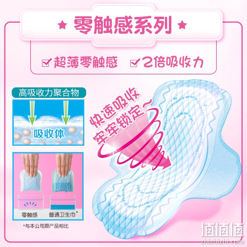 日本原装进口，花王 Laurier 乐而雅 零触感 超丝薄日用卫生巾 25cm 19片*6件 109元包邮包税（18.16/件） 值值值-买手聚集的地方