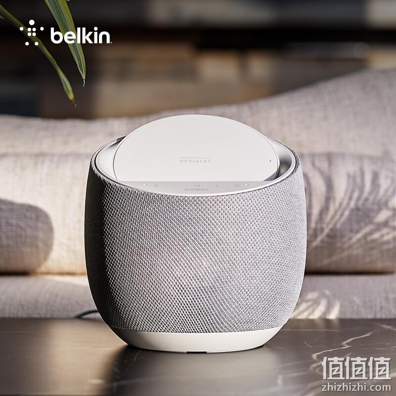 Belkin 贝尔金 帝瓦雷联名款 SoundForm™ Elite 无线充WIFI智能音箱 2色 648元包邮（3人团） 值值值-买手聚集的地方